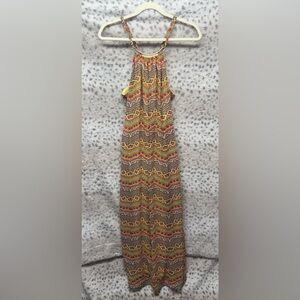 EMMA & MICHELE AZTEC PRINT MAXI DRESS